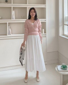 Maternity* Shalala Chiffon Skirt (Banding)