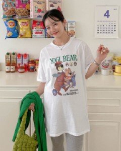 Maternity* Kind Bear Long Tee