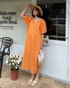 Maternity*Bebepuff Linen One Piece