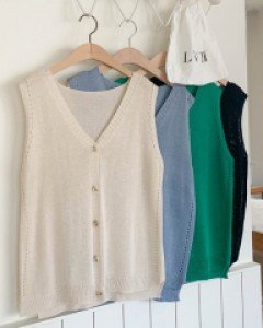 Maternity*Two End Knit Vest