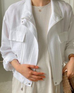 Maternity* Poppermus Linen Jacket