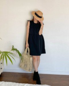 Maternity* Ponzu Ribbon Shoulder One Piece