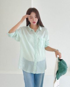 Maternity* Gauze Washing Shirt