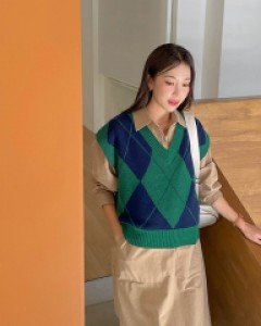 Maternity*Akotail Knit Vest