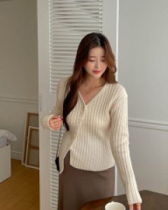 Maternity*Diagonal Knit