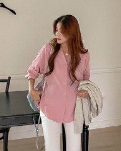 Maternity*Y-neck Shirt