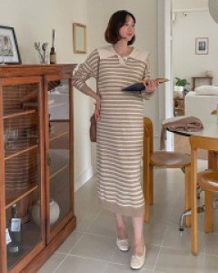 Maternity*Stripe Sarah Knit Dress