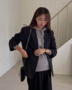 Maternity*loose fit Basic Jacket