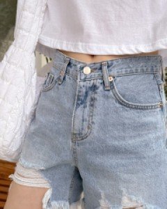 Gigitah Shorts Vintage Denim Pants