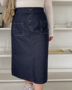 Denitz Pocket Denim Skirt