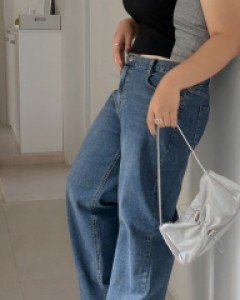 Le Tail Straight Denim Pants