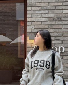 [EVELLET] DL fleece Sweatshirt