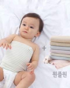 스트라이프 아동 배가리개 랜덤 2p 304520