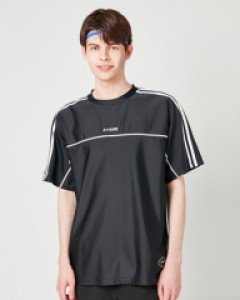 ★래쉬가드★ linepoint 래쉬 1/2 t-shirt(unisex) black