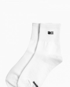 AC logo middle socks white