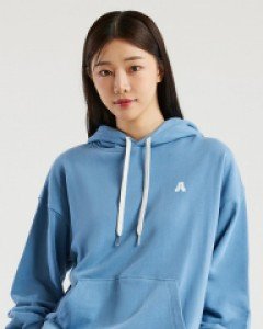 All day basic hoodie steel blue(unisex)