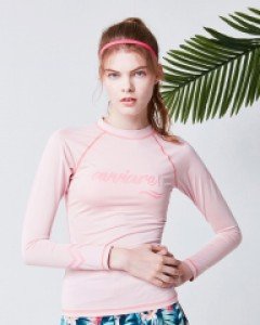 ★Rash guard★ AT-WR02 AVVIARE W baby pink