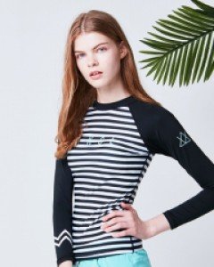 ★Rash guard★ AT-WR03 basic stripe