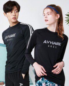 ★래쉬가드!★ AT-UR01 unisex loose fit line AVVIARE M