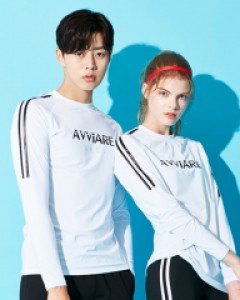 ★래쉬가드!★ AT-UR01 unisex loose fit line AVVIARE M