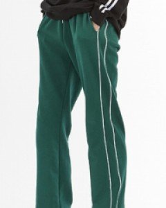 loose fit piping track pantsgreen(unisex)