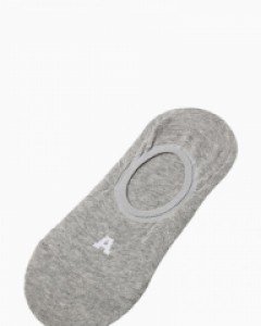 A logo fake socks gray