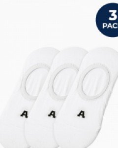 A logo fake socks 3 PACK white