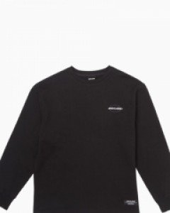 Overfit point long sleeve T-shirt black(unisex)