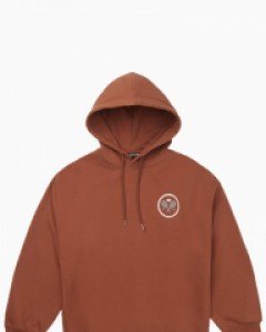 Tennis club hoodie choco brown