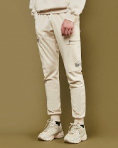 Overfit MARTEDI college pocket pants cream(unisex)