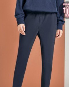 Tricot warmer jogger slacks(fluff) dark navy(unisex)