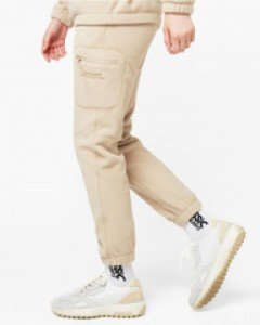 Standard fit fleece pocket pants beige(unisex)