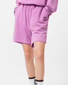 Untact heritage loose fit shorts pink(unisex)