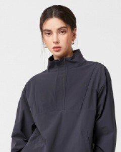 Tricot fresh air cooler loose fit anorak jacket VER.2 urban gray(unisex)