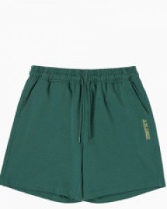 Untact fresh loose fit shorts dark green(unisex)