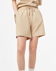 Untact fresh loose fit shorts beige(unisex)