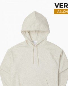 All day basic hoodie VER.2 oatmeal(unisex)