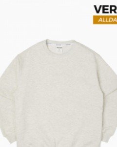 All day basic sweatshirt VER.2 오트밀(unisex)