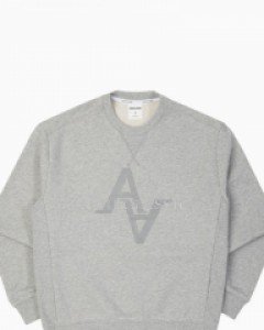 Signature logo classic sweatshirt gray(unisex)