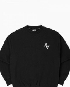 Signature logo sweatshirt black(unisex)