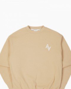 Signature logo sweatshirt beige(unisex)