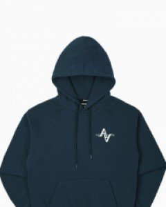 Signature logo hoodie navy(unisex)