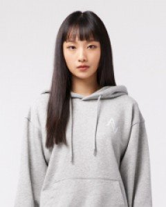 Signature logo hoodie light gray(unisex)