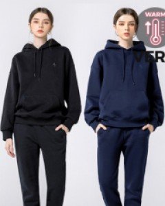 [2pack] All day basic hoodie - jogger pants fluff set VER.2 (unisex)