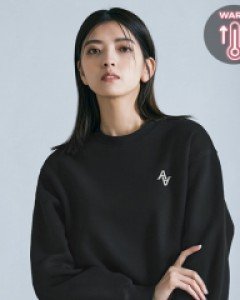 Tricot logo warmer sweatshirt black(unisex)