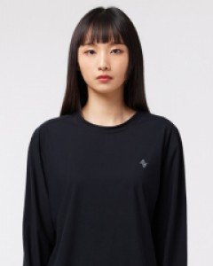 Tricot air cooler standard fit long sleeve black(unisex)