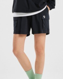 Tricot fresh air cooler loose fit pocket shorts black(unisex)