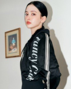 [NF] LINE JERSEY TRACK ZIP-UP (BLACK)_F22ZA936