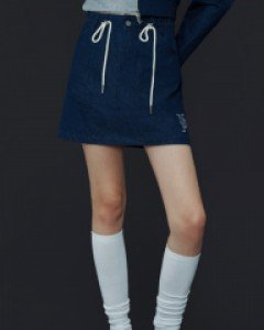 [NF] DELUDE DENIM MINI SKIRT (BLUE)_F23QD834