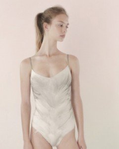 Just a corpse_Swan Classic Leotard 스완_White